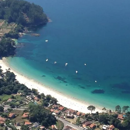 Apto Dona Olga 200 Mts Playa Lapaman, Terraza Vistas Al Mar Lägenhet Bueu